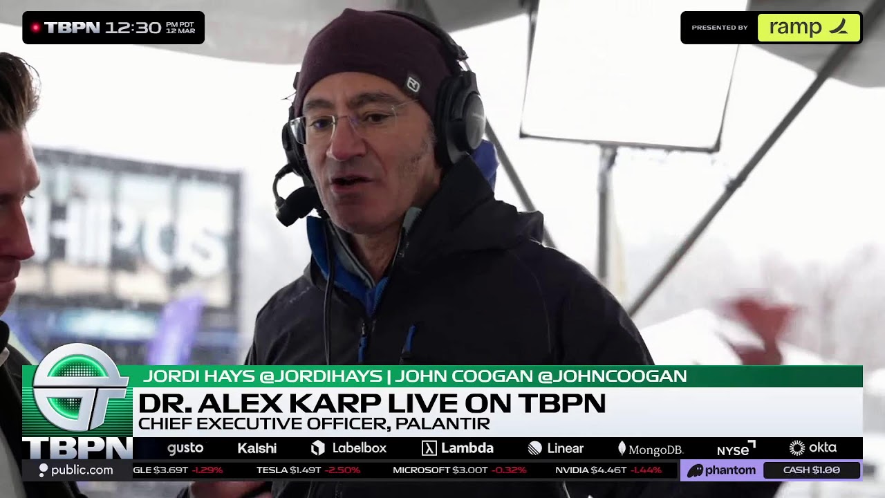 🔴 Dr. Alex Karp LIVE on TBPN