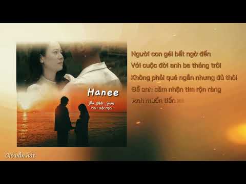 Hanee - Trần Nhật Hoàng (Ost Độc Đạo)