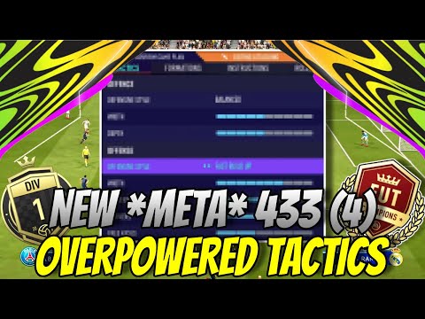 FIFA 21 | *UNBEATABLE* 433(4) BEST CUSTOM TACTICS/INSTRUCTIONS! - FIFA 21 ULTIMATE TEAM