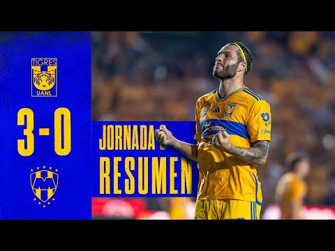 📹 El Resumen | Tigres 3 - 0 Rayados | Jornada 9 | Apertura 2023