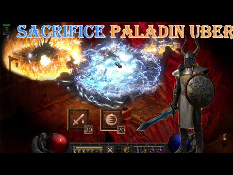 Diablo II Resurrected - Sacrifice Paladin Build Uber Tristram
