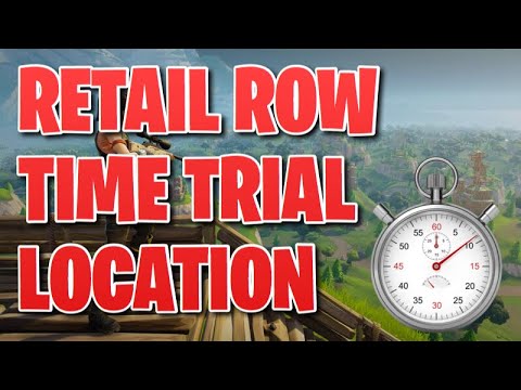Fortnite Retail Row Time Trial Location!!