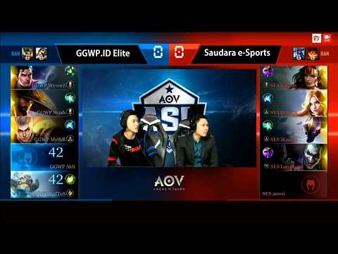 GGWP.ID Elite vs Saudara e-Sports - Garena AOV ASL Season 1 Week #10 Game 1