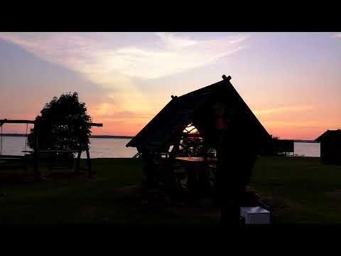Wystiter See Litauen Sonnenuntergang timelapse