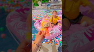 DON’T LET THE LABUBU FALL IN THE WATER! 💦😲 CATCH IT YOU KEEP IT @HallieOnStage114 #labubu #trend