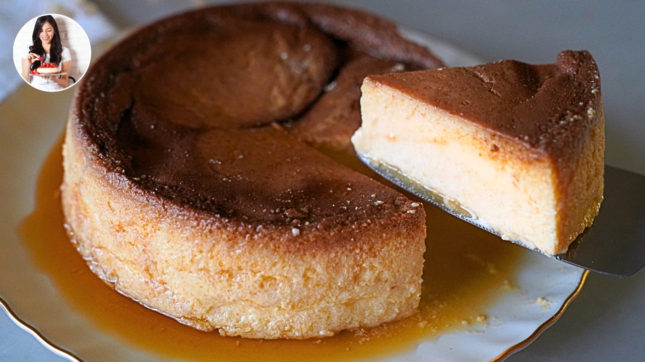 Deliciosos Flan de Queso Sin Horno! 🍮✨ Ligero y muy Cremoso | Auxy