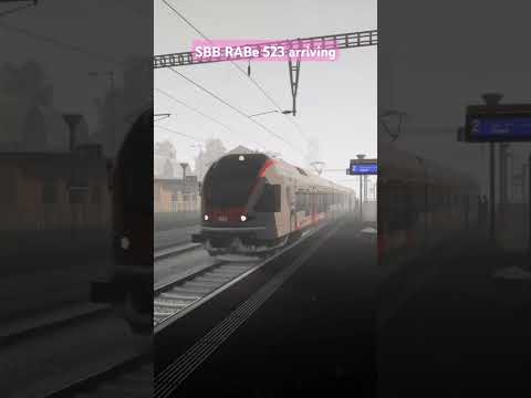SBB RABe 523 arriving #trainsimworld5 #train #railway #tsw5