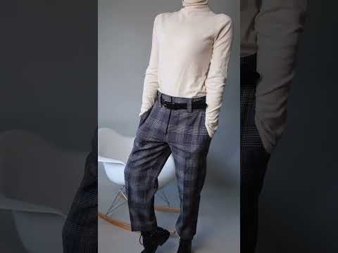 How to Wear Plaid Pants in the Winter