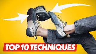 10 Climbing Techniques in Under 10 Minutes - Beginner to Advanced