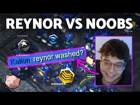 How quickly can REYNOR dispose of noobs? (Part 1) | Holdout Challenge - StarCraft 2