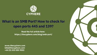 SMB Ports Explained: 445 and 139 - Learn the difference
