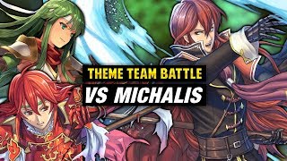 Whitewings Vs. INFERNAL Michalis! - Fire Emblem Heroes: Grand Hero Battle [Theme Team Battle]