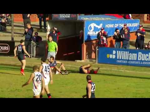 Norwood's Harry Viney takes a screamer v Adelaide Rd 20, 2016