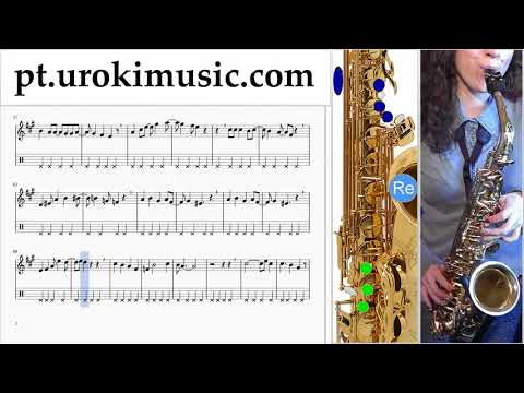 Curso de Saxofone (tenor) Mariah Carey - All I Want For Christmas Is You Tablatura Parte#2 um-i372