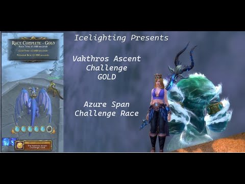 Vakthros Ascent Challenge GOLD - Azure Span Challenge Race - Race Complete 61.988 Seconds