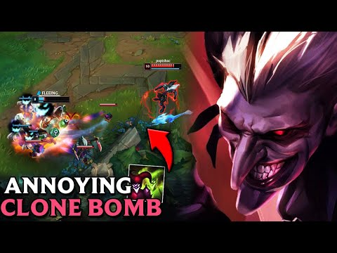 This is the simply the ANNOYING CLONE BOMB on AP Shaco Jungle!!