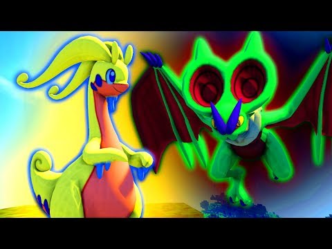 NOIVERN VS GOODRA in MINECRAFT?? - Minecraft Pixelmon REBORN BATTLE!