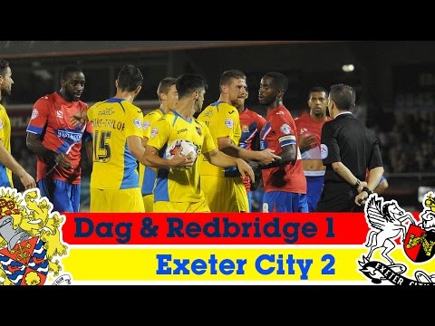 Dagenham & Redbridge 1-2 Exeter City (3/10/14) - Sky Bet League 2 Highlights 2014/15