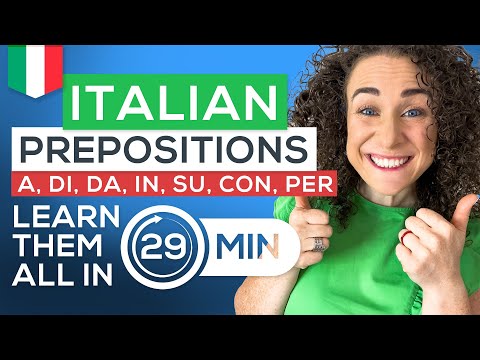 Learn ALL Italian Prepositions Under 30min⏳🇮🇹 (+ FREE Italian Prepositions Chart PDF Cheat-Sheet)