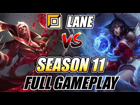 SEASON 11 Ahri vs Vladimir Full Gameplay - LegitKorea