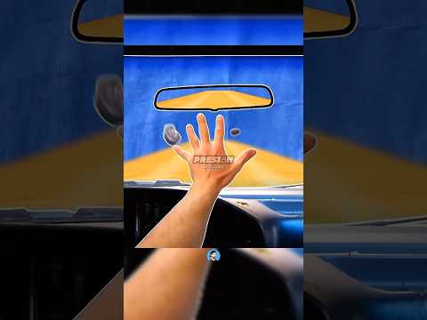 ¿Colocar la mano en el parabrisas evita que se rompa?