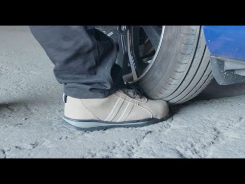 Туфлі робочі шкіряні YATO PERA, гумова підошва, розм. 39