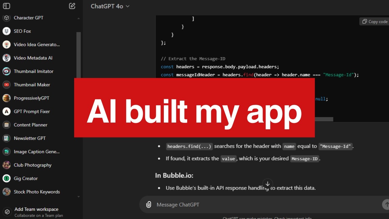 I built an entire APP in ONE WEEK using ChatGPT