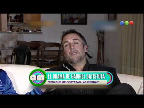 El drama de Batistuta: entrevista - AM