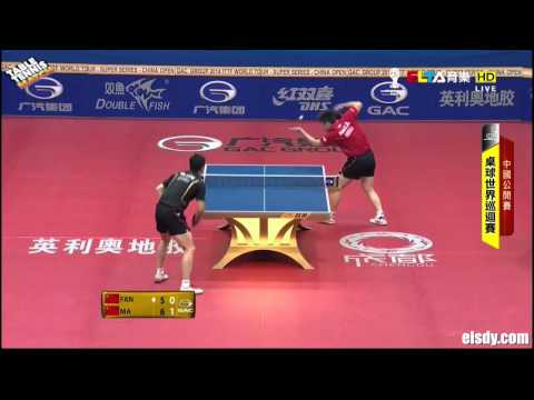 2014 China Open MS Semi Final - FAN Zhendong vs MA Long (2 set)