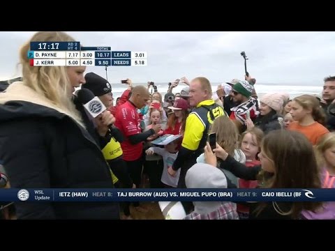 Kelly Slater: "I Won My Heat!"