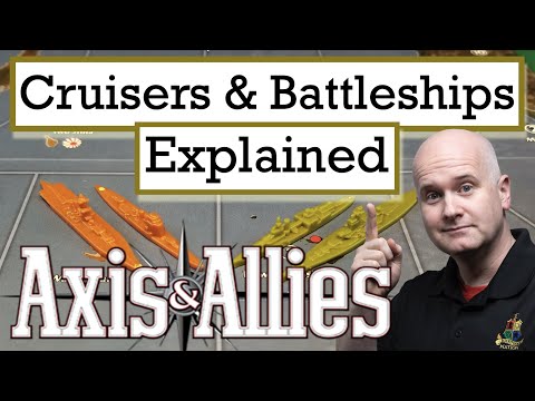 Axis and Allies - Cruisers and Battleships Rules Explained