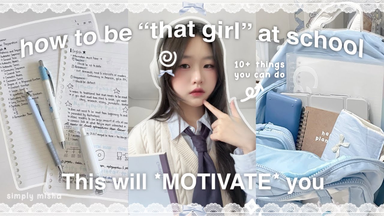 how to be THAT girl at school 🐰🗒️ : 10 back to school practical tips *2026*
