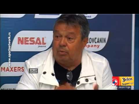 JSL 2014/15: 13.05.2015 28.Kolo: Konferencija za novinare nakon meča Novi Pazar - Voždovac