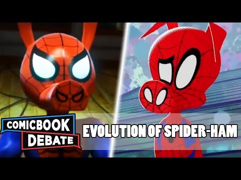 Evolution of Spider-Ham in All Media in 6 Minutes (2018)