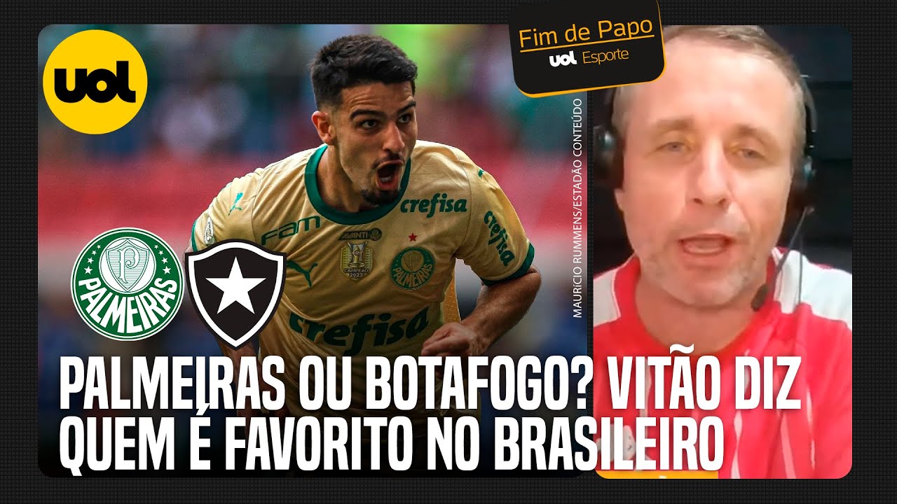 'BOTAFOGO É MELHOR QUE O PALMEIRAS, MAS ESTÁ EM DUAS COMPETIÇÕES', AFIRMA VITÃO
