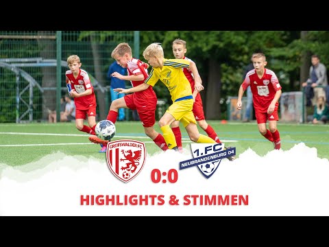 HIGHLIGHTS & STIMMEN | Greifswalder FC U13 - 1. FC Neubrandenburg U13 | Verbandsliga, Saison 21/22