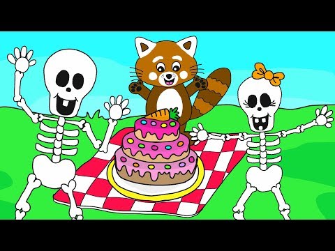 Tokiga Skelettfilmen 2 - Tecknad film med Pukkins, Skrammel och Skramla