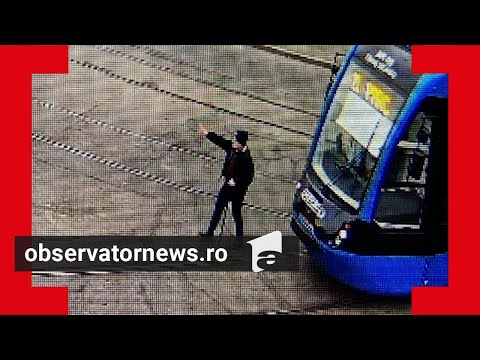 ANIMAŢIE. Cum a fost posibil ca un tramvai din Brăila să plece singur de pe loc