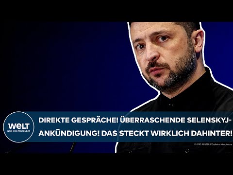 PUTINS KRIEG: Direkte Gespräche! Überraschende Selenskyj-Ankündigung! Das steckt wirklich dahinter!