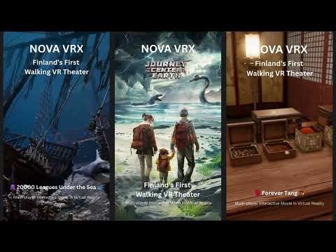NOVA VRX - Finland's Walking VR Theater. This isn’t a game. It’s your story as the main character