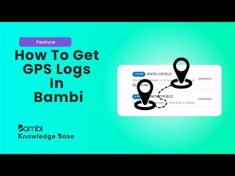 How to pull the MAS Report for GPS Logs In Bambi || Bambi Knowledge Base