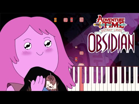 Eternity With You - Adventure Time: Distant Lands - Obsidian | Piano Tutorial (Synthesia)