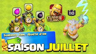 Nouvelle Saison pour Juillet 2026 sur Clash of Clans ! Nouvelle Saison pour Juillet 2026 sur Clash of Clans !
