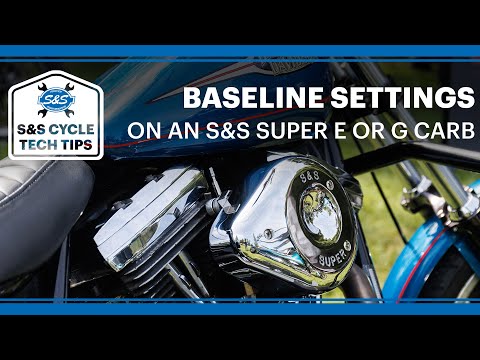 S&S Cycle - Tech Tips - Setting your Super E/G to Baseline Settings