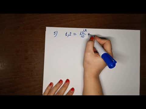 Transformarea fracțiilor zecimale în fracții ordinare | clasa a V- a