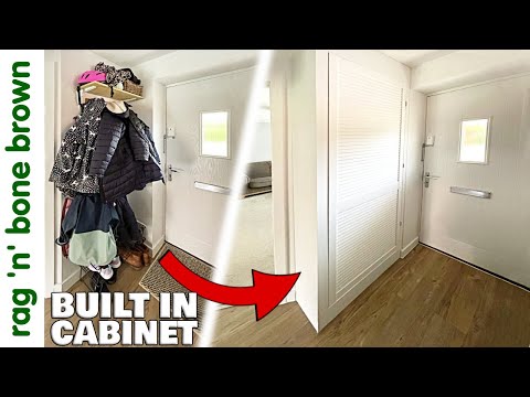 Making A Built In Shoe & Coat Storage Cabinet