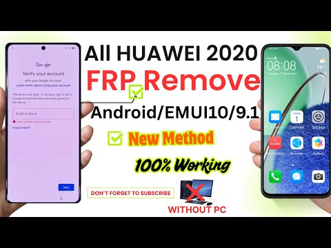 All HUAWEI 2020 FRP/Google Lock Bypass/Not Working Emergency backup And Safe mode/Android/EMUI10/9.1