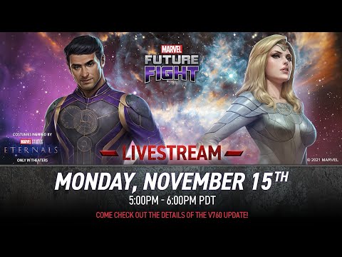 Info Livestream Dan Coupon Code Update V760 - Marvel Future Fight Indonesia