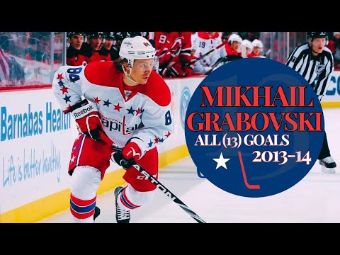 Mikhail Grabovski ALL (13) Goals as a Washington Capital 2013-14 | Capitals Highlights