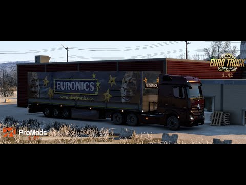 ETS2 1.42 I Truckers Vlog- Ep #18 I Actros MP4  I Kjöllefjord (N) - Kautokeino (N) I PM 2.57